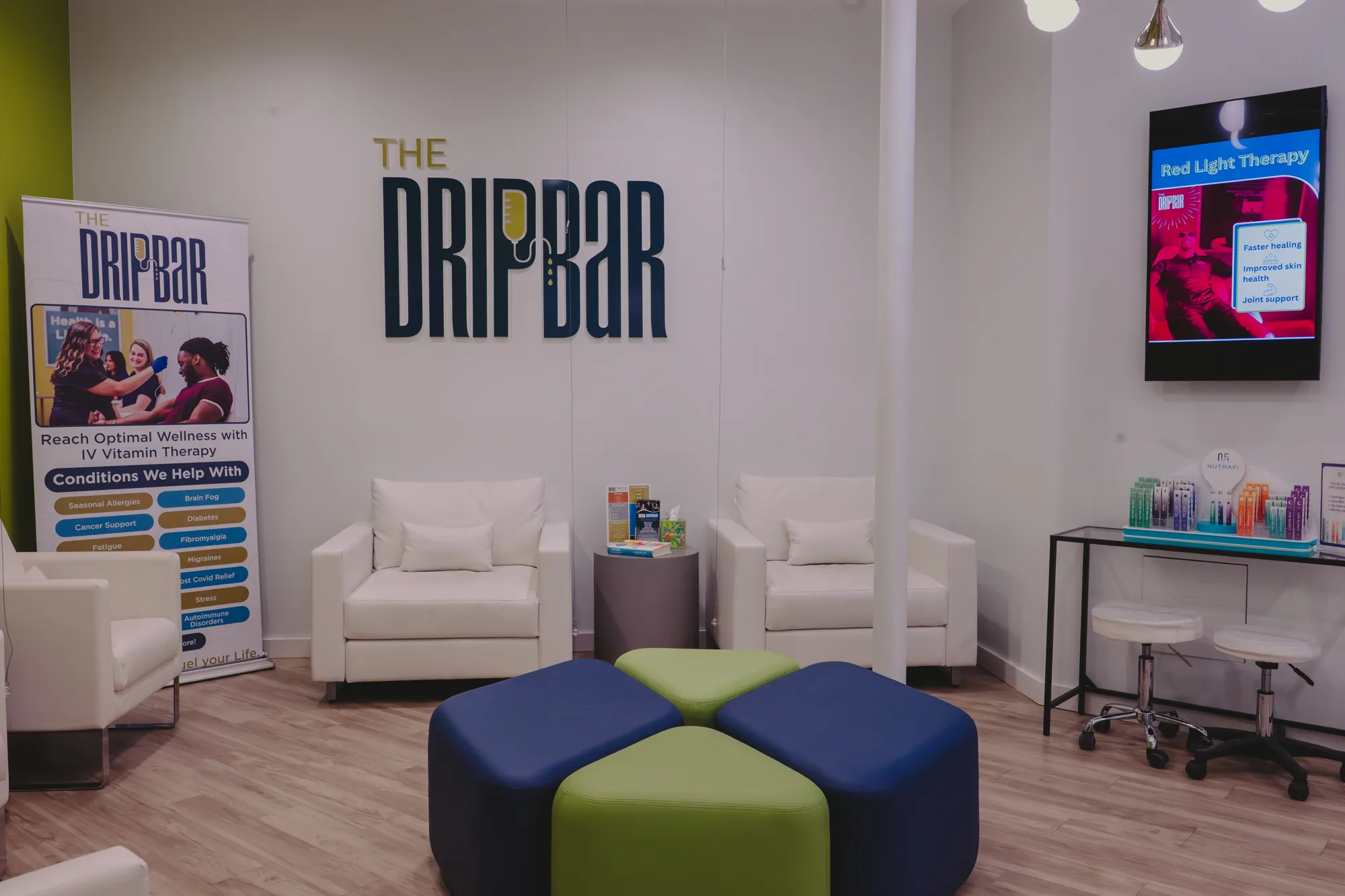 An IV therapy lounge
