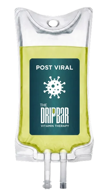 The Post Viral IV drip bag at The DRIPBaR Edina