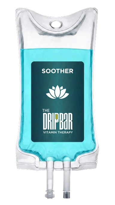 The Soother IV drip bag at The DRIPBaR Edina